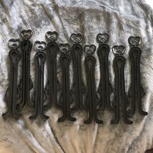 Set of 10 boot organizer stands